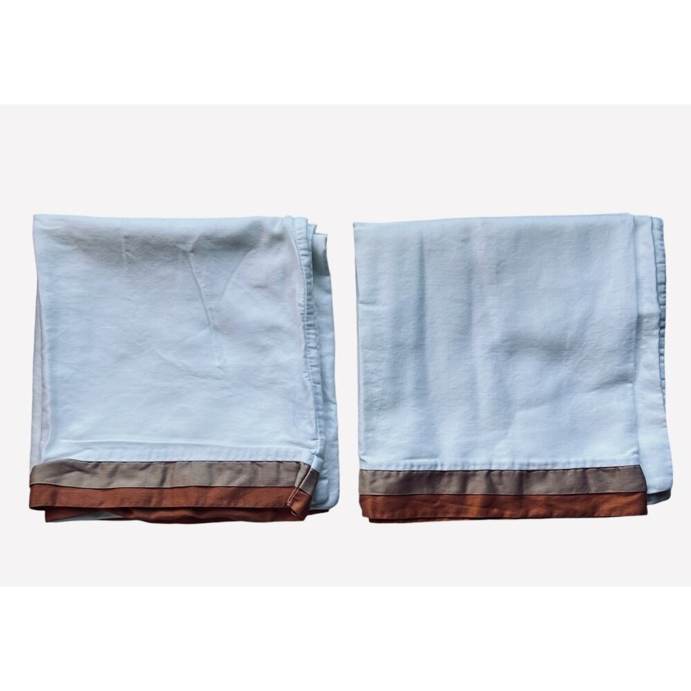 SFERRA ITALIA Luxury Collection 17415 Egyptian Cotton Standard Pair Pillowcases